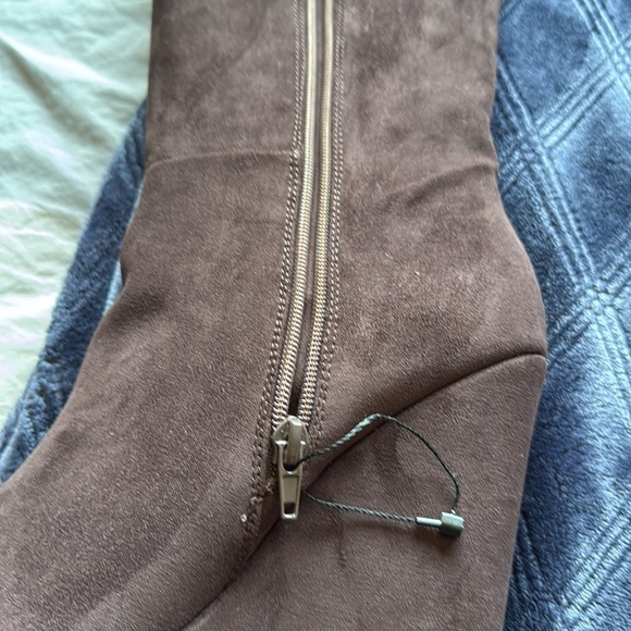 The Drop Women's Geralda Tall Brown Wedge Boot Classic size 9 NEW - Picture 10 of 16